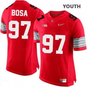 Youth NCAA Ohio State Buckeyes Joey Bosa #97 College Stitched Diamond Quest Playoff Authentic Nike Red Football Jersey XN20C08SK